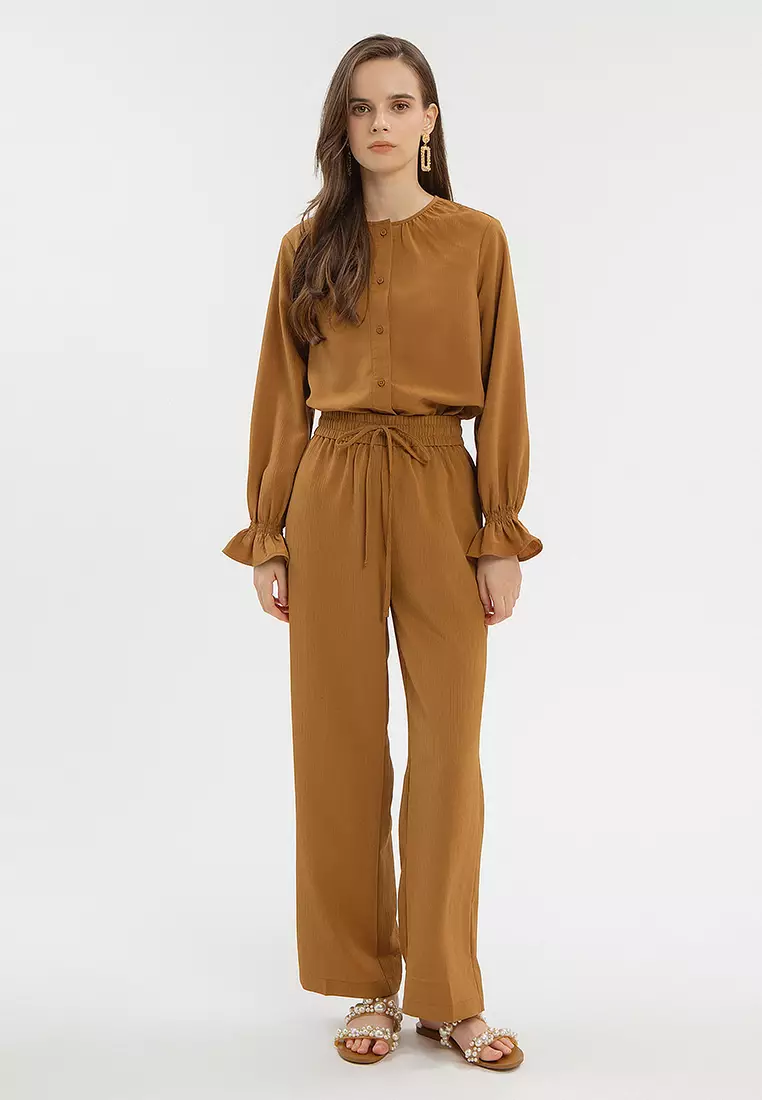 Minimal BB Tenika Pants Mustard Brown