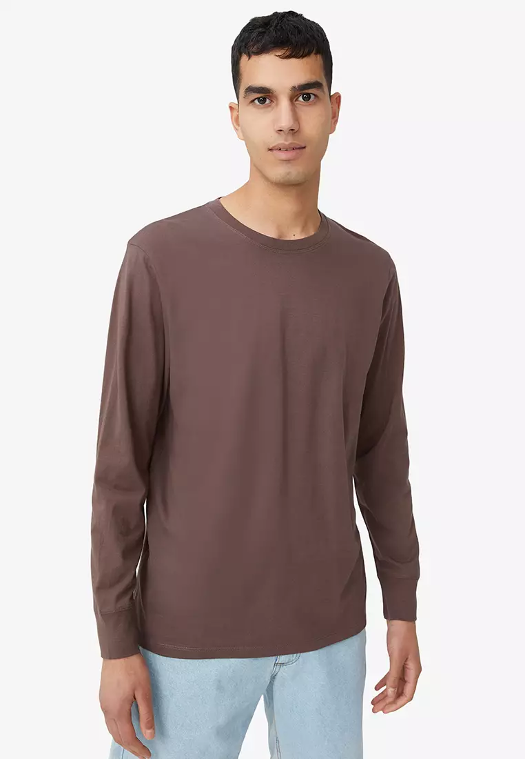 brown long sleeve