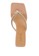 London Rag beige Nude Crystal Lined Thong Block Heeled Sandals A4281SH1CEF029GS_5