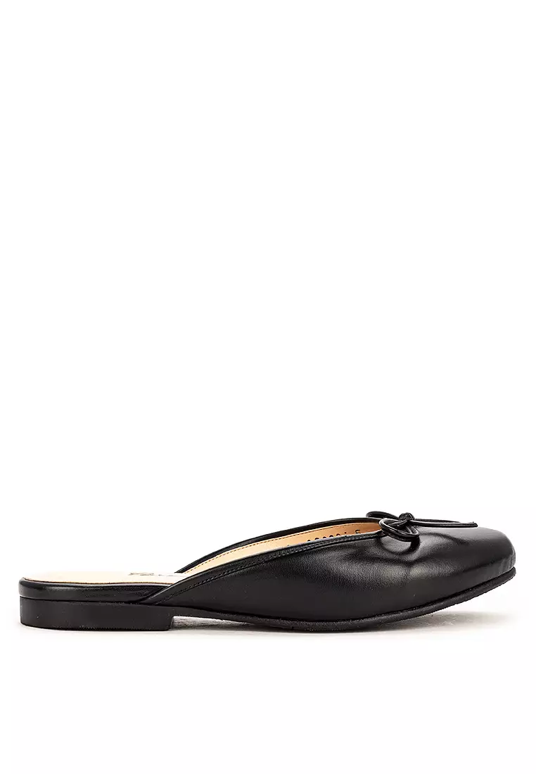 Round Toe Flat Mules
