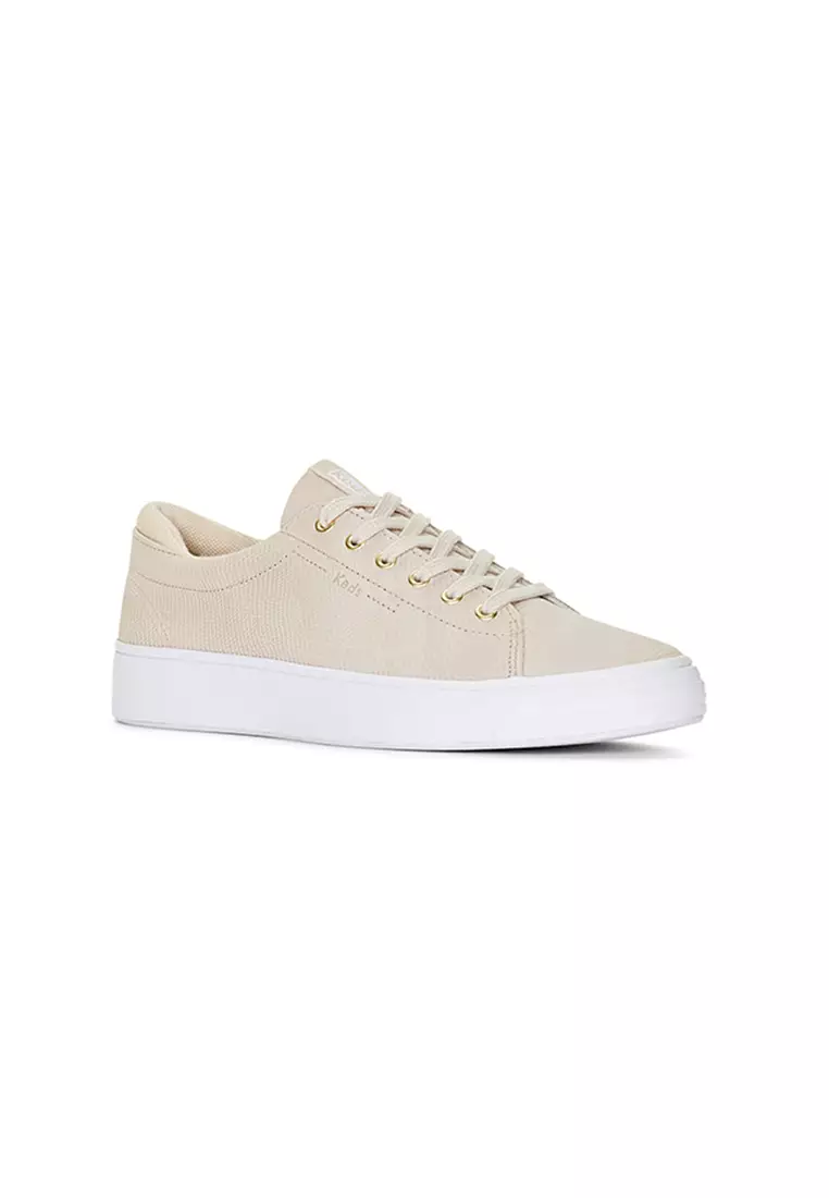 Women's Alley Suede Deboss Sneaker Oatmeal (WH67332)