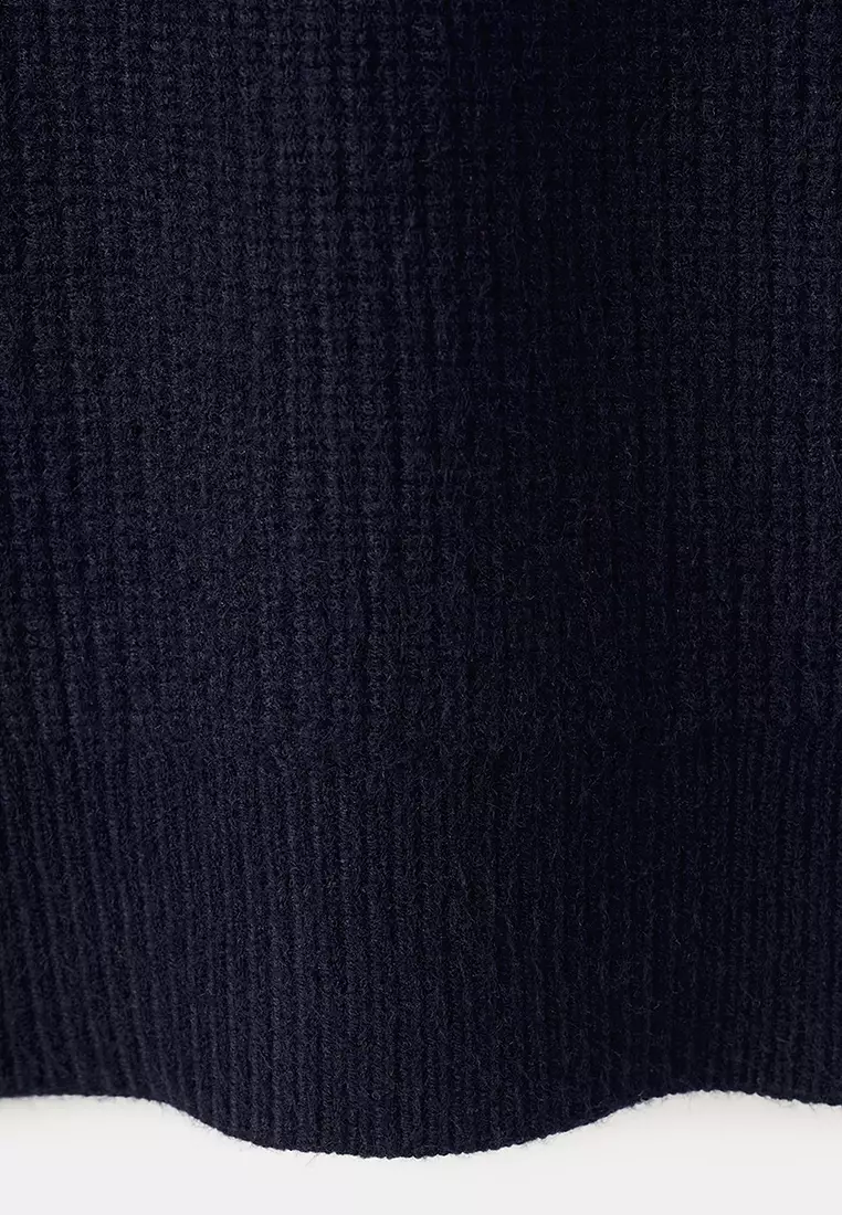 Knitted Polo-Neck Sweater