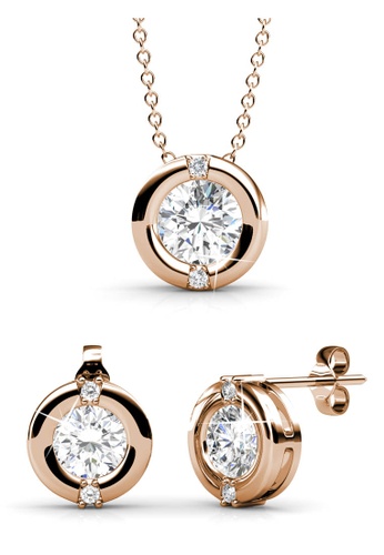 Her Jewellery gold Her Jewellery Classic Set (Rose Gold) with Premium Grade Crystals from Austria HE581AC0RVRAMY_1