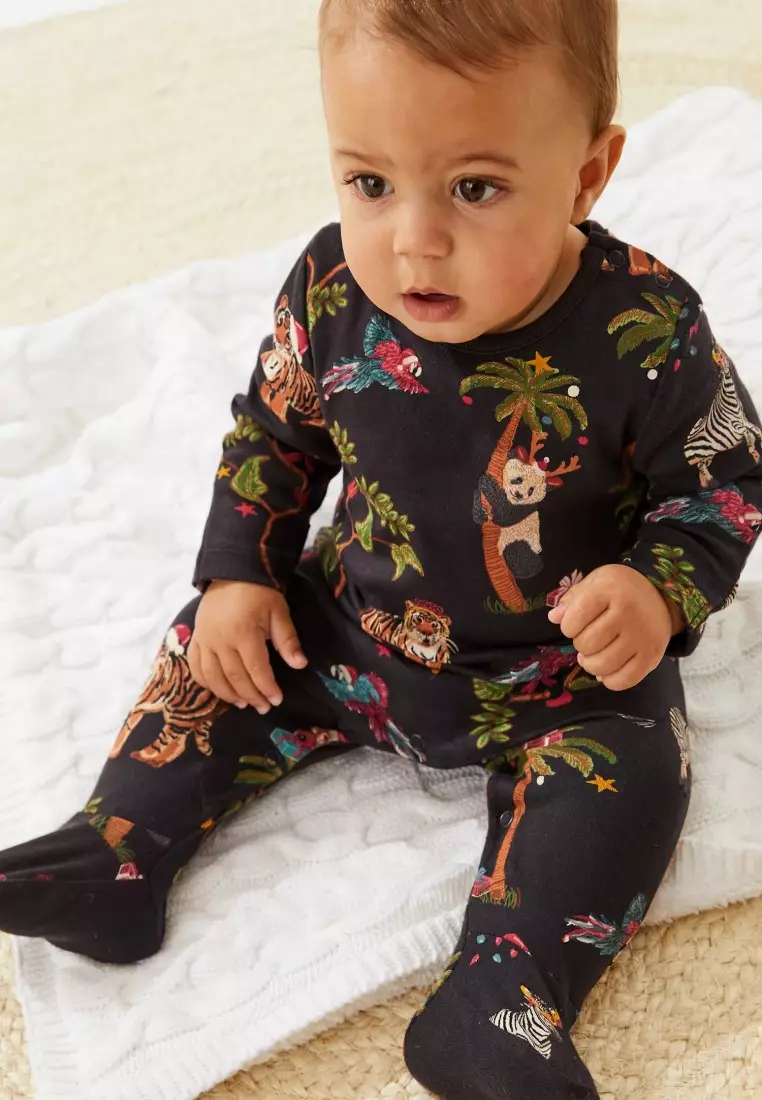 Buy MARKS SPENCER Pure Cotton Animal Print Family Christmas