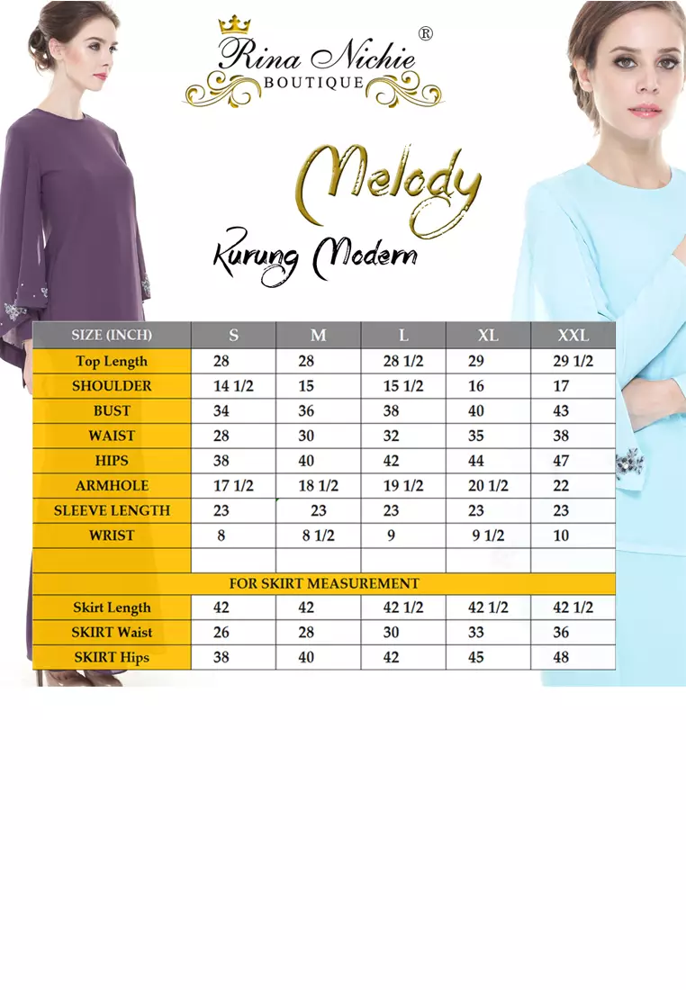 Melody Kurung Modern in Dusty Pink