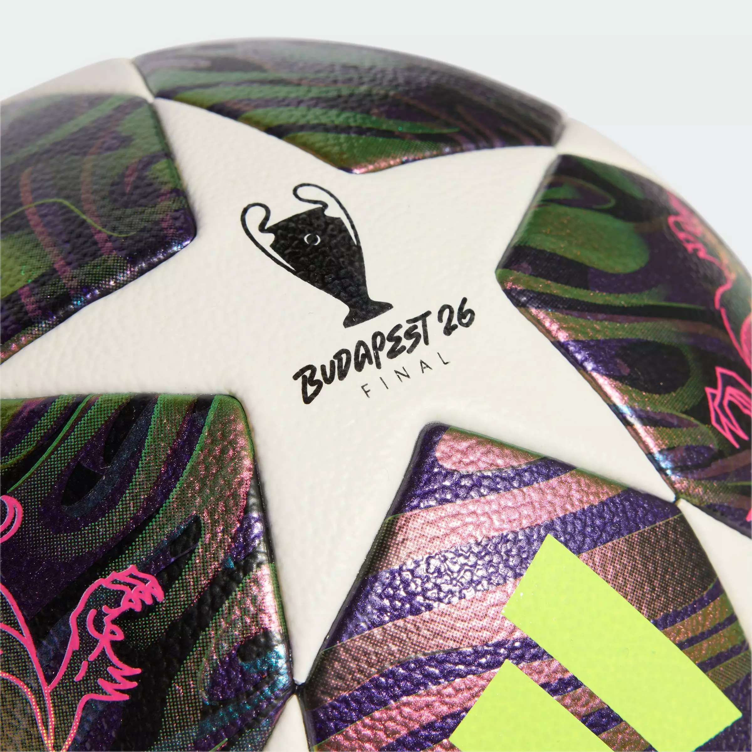 Football UEFA CHAMPIONS LEAGUE FINAL COMPETITION BALL Unisex Purple JX9096