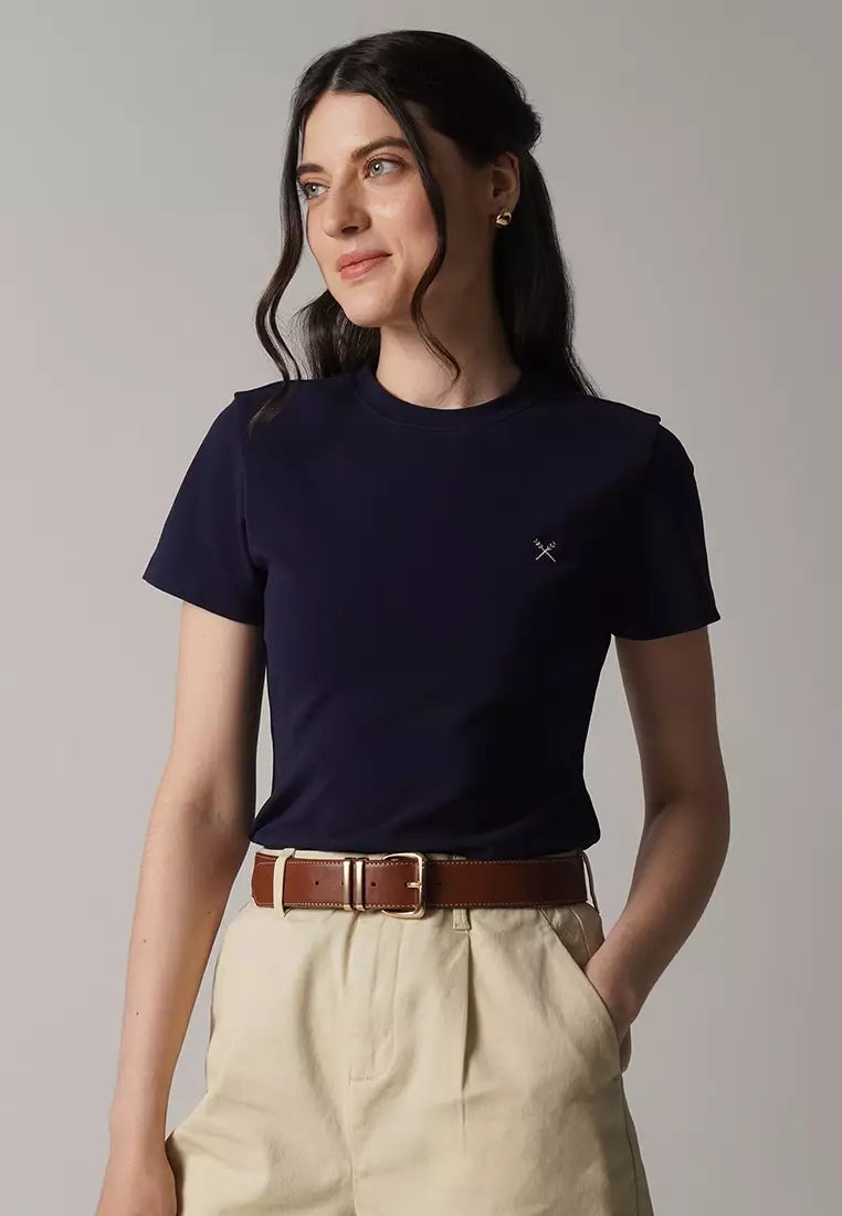 Soft Rib Crew Neck T-Shirt