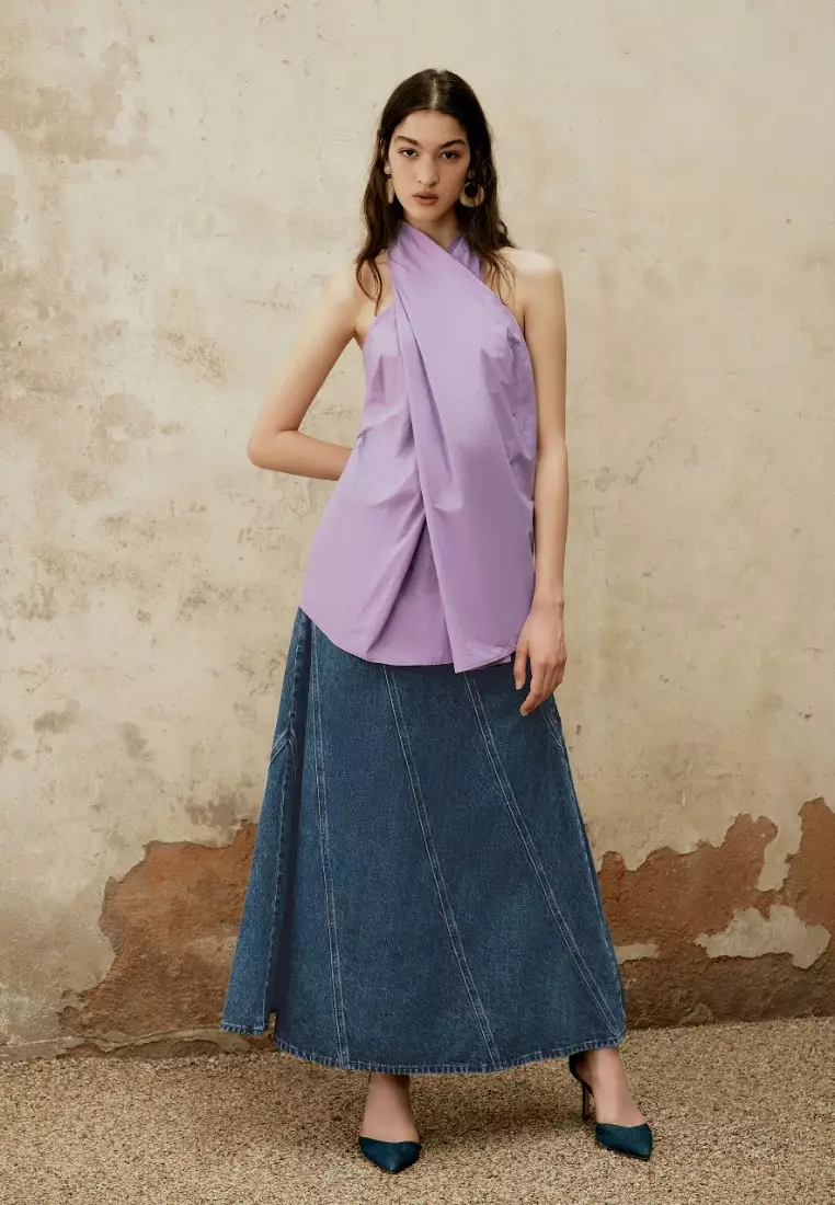 Buy Urban Revivo Turtle Neck Cami Top 2024 Online | ZALORA