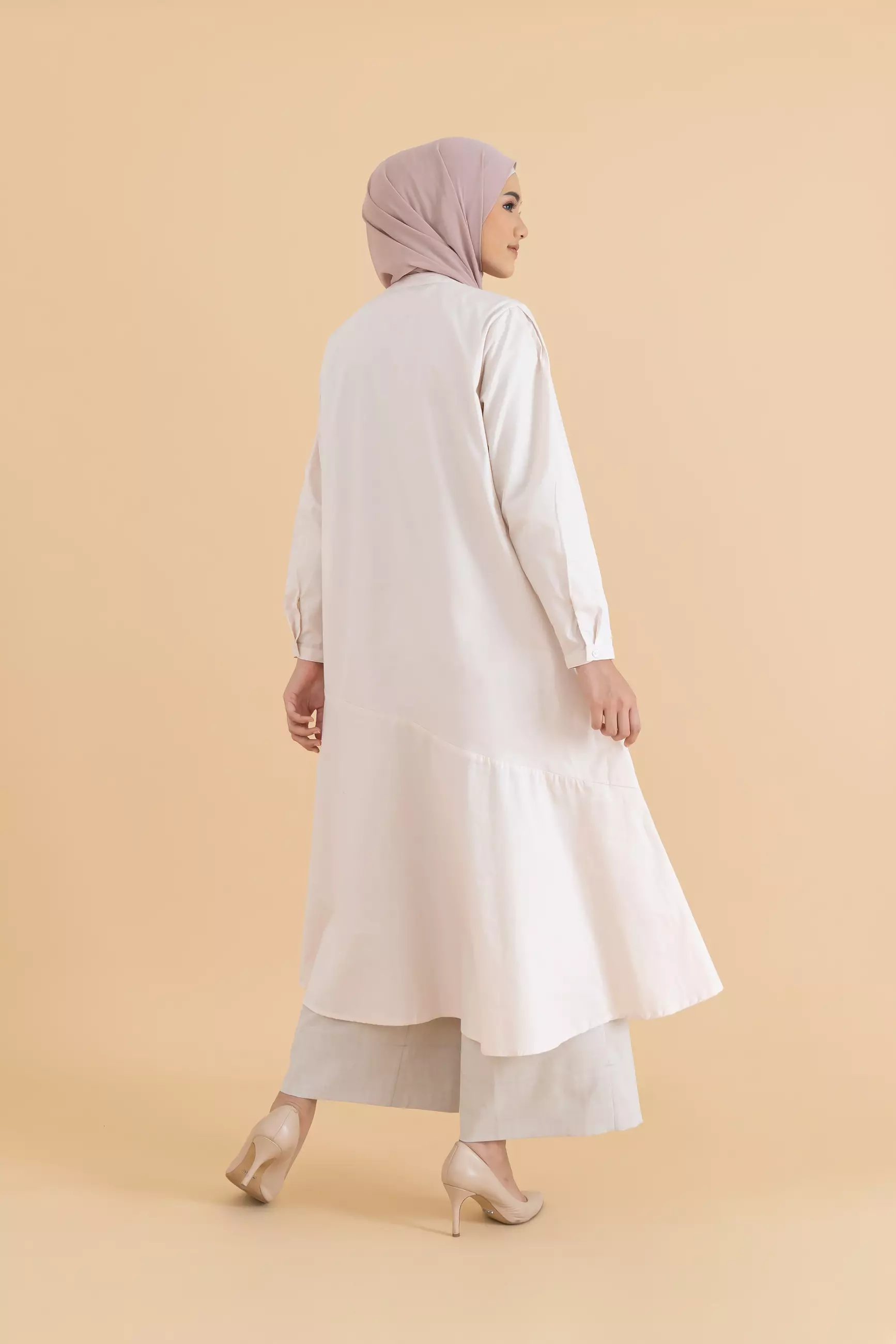 Dress Wanita Yamila Cream