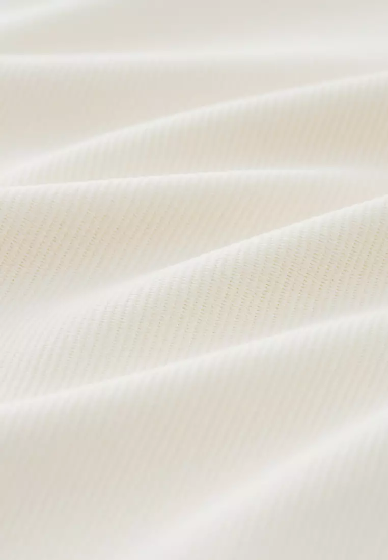 Off-white Cool Sensation Vertical Stripe High-neck T-shirt