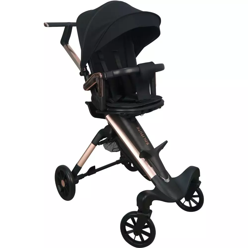 Cocolatte Solitute Stroller Black - Kereta Dorong Bayi