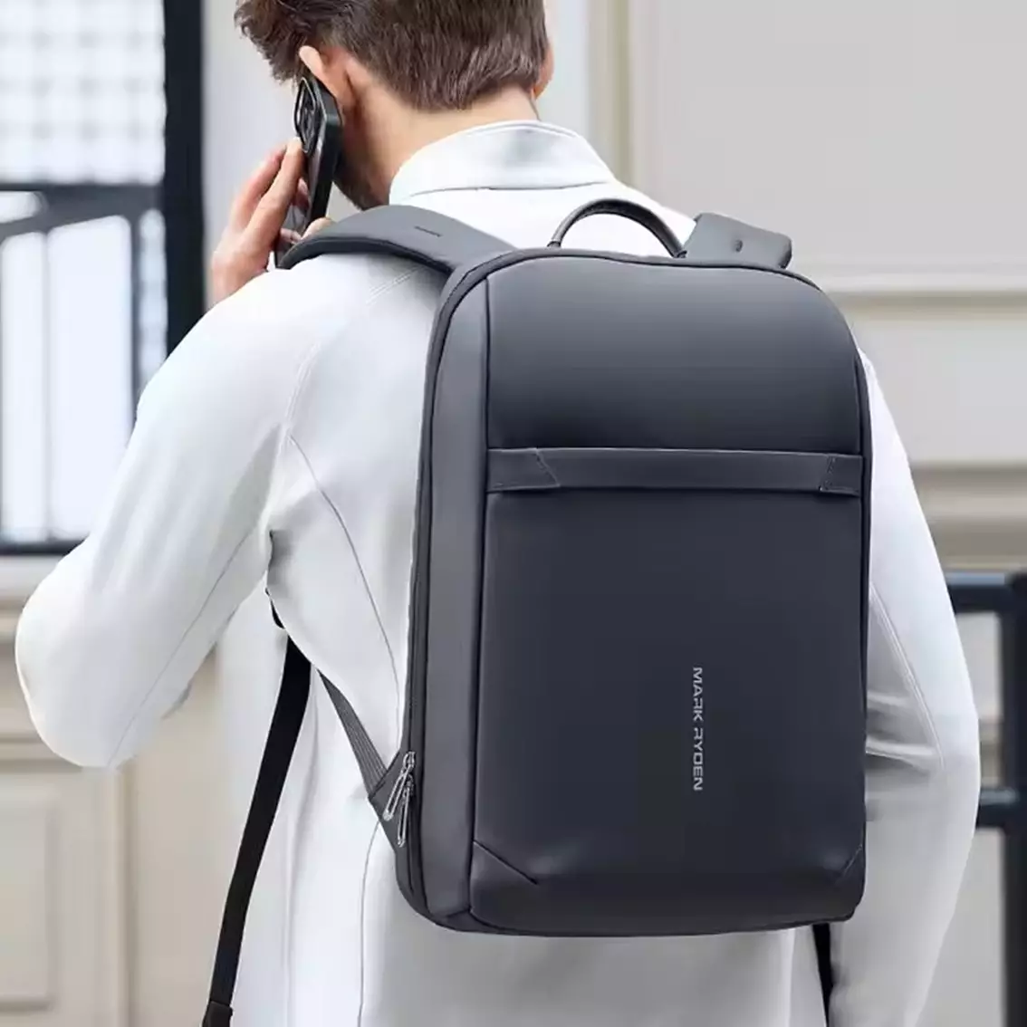 Mark Ryden Tas Ransel Backpack Laptop 15.6 Inch USB MR1113 - GREY