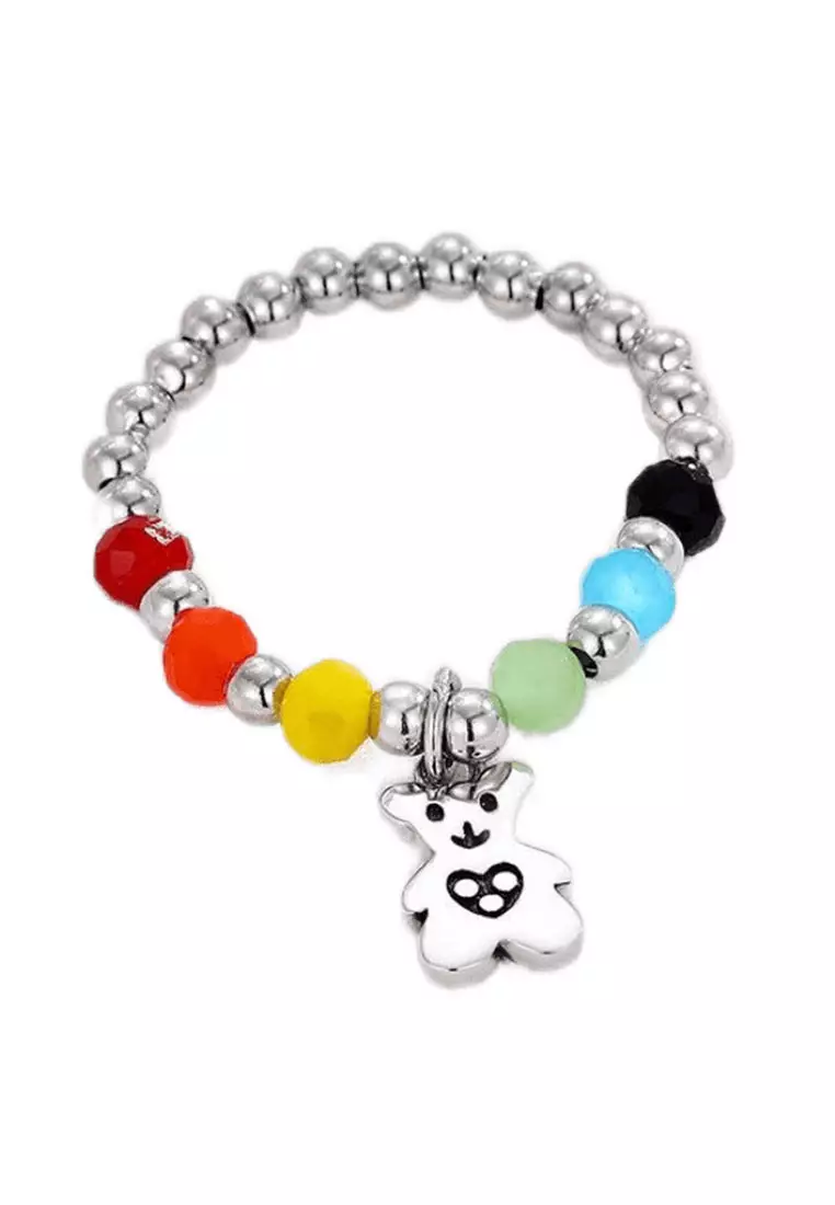 Rainbow hot sale shell bracelet