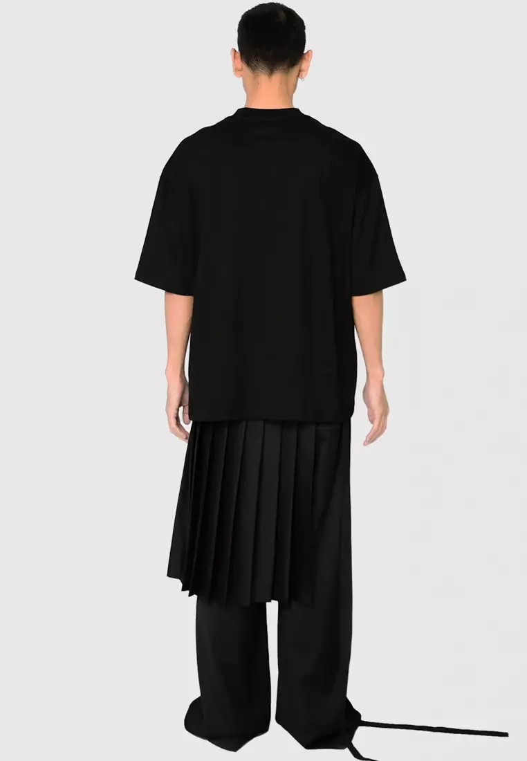 Embroidered T-Shirt in Black