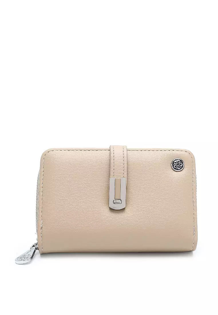 Women's Short Purse / Wallet - Beige