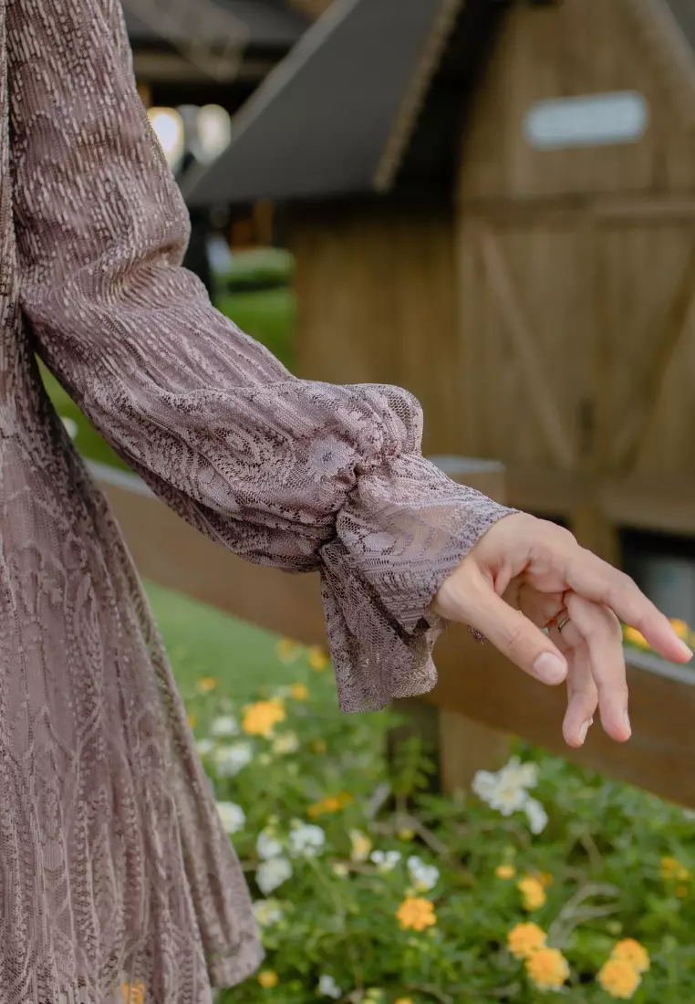 Dalilah Blouse -  Plum