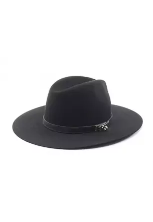 Chapeau Fedora HERMES Pour Femme - 100% Lapin - Moka/Bordeaux - Neuf Avec étiquettes