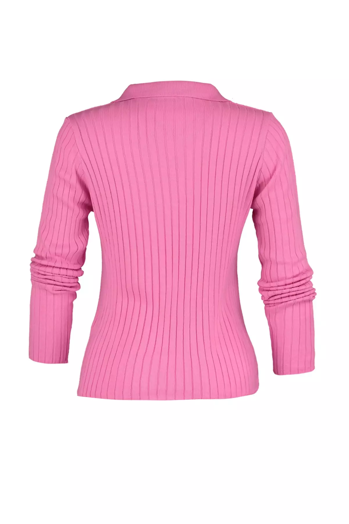 線上選購Trendyol Pink Polo Collar Knitwear Sweater | ZALORA 台灣