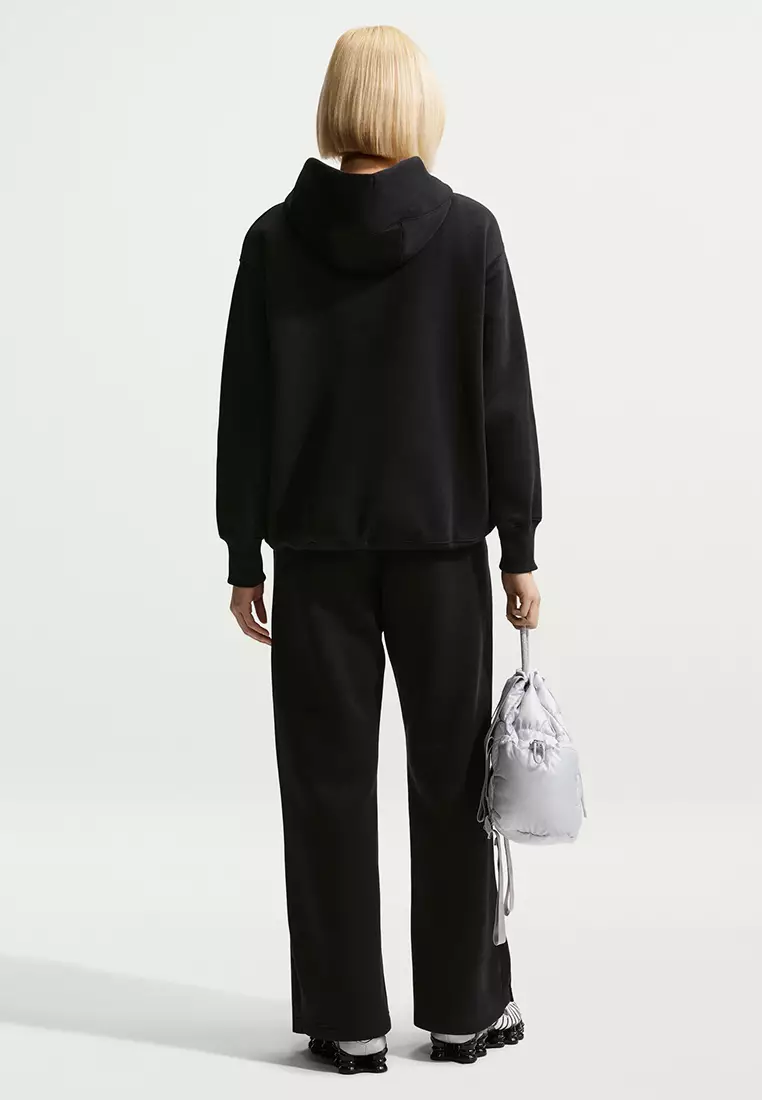 Sportswear Phoenix Fleece Women's High-Waisted Wide-Leg Logo Trousers