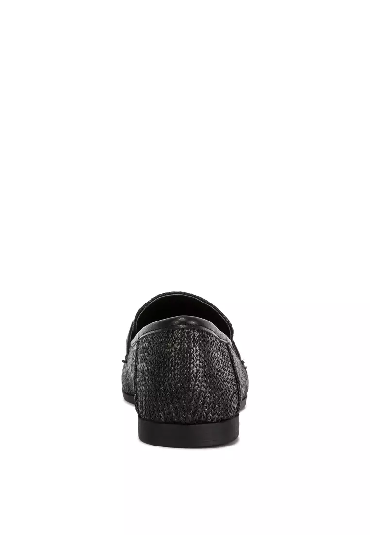 Buy London Rag Black Horsebit Detail Flat Loafers 2024 Online | ZALORA ...