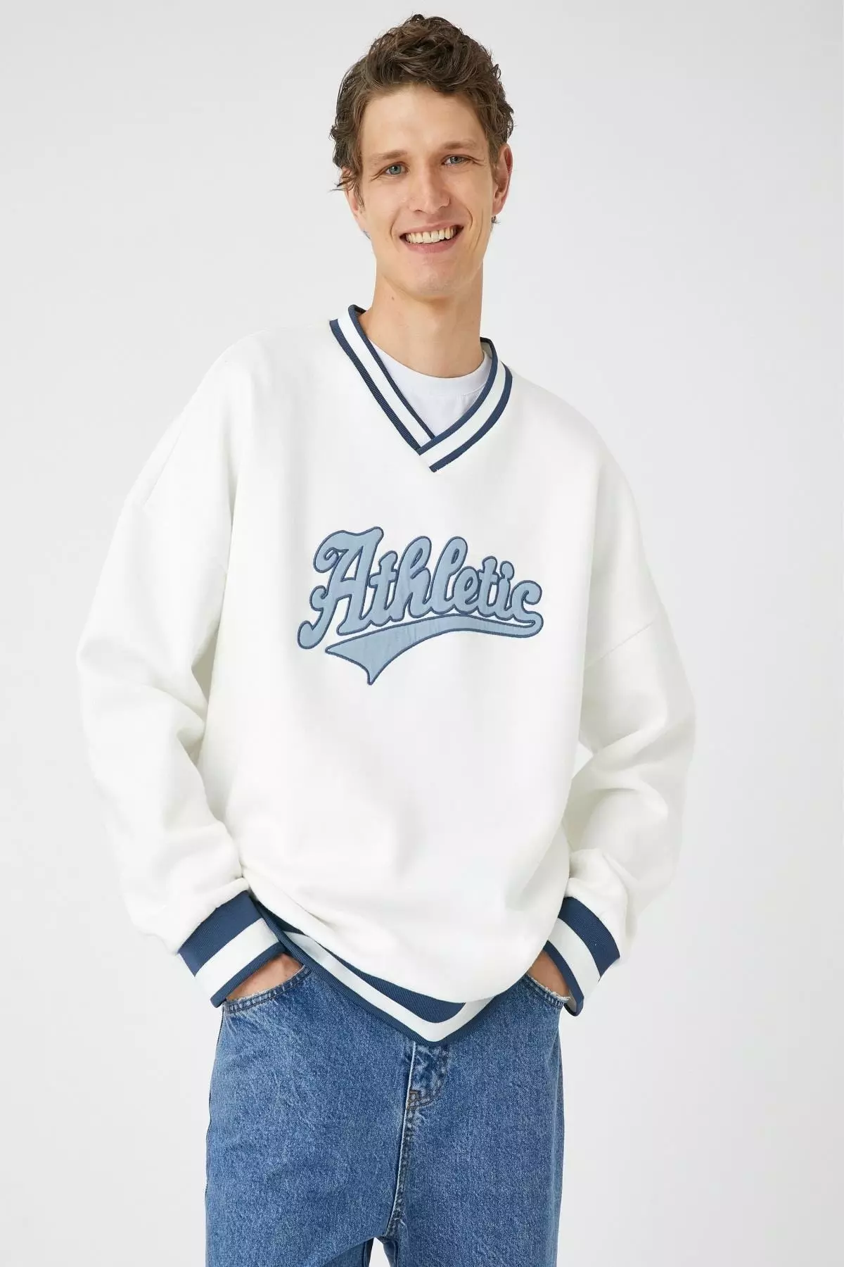 White cheap sweatshirt online