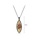 Glamorousky silver 925 Sterling Silver Plated Black Fashion Vintage Hollow Gold Geometric Pendant with Garnet and Necklace C4590AC3B835D2GS_2