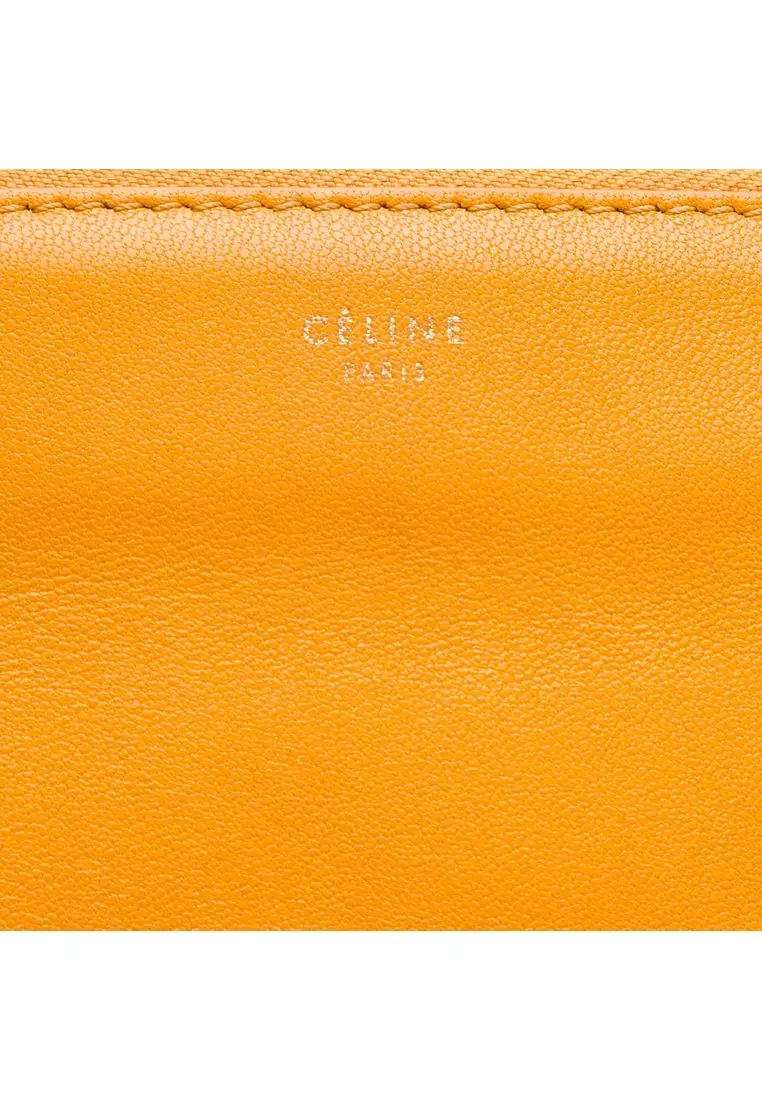 Pre-Loved Celine Large Lambskin Trio Crossbody
