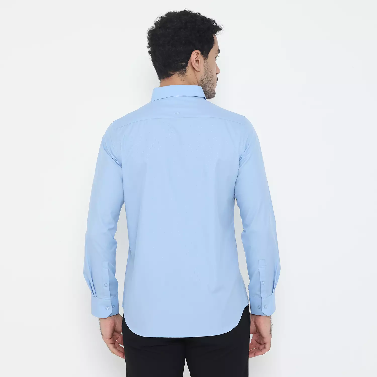 Jobb Lumina Kemeja Pria Lengan Panjang Slim Fit Light Blue Colour Light Blue
