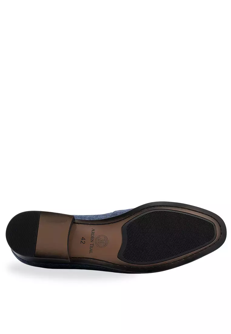 Rafael Denim Tassel Belgian Loafer