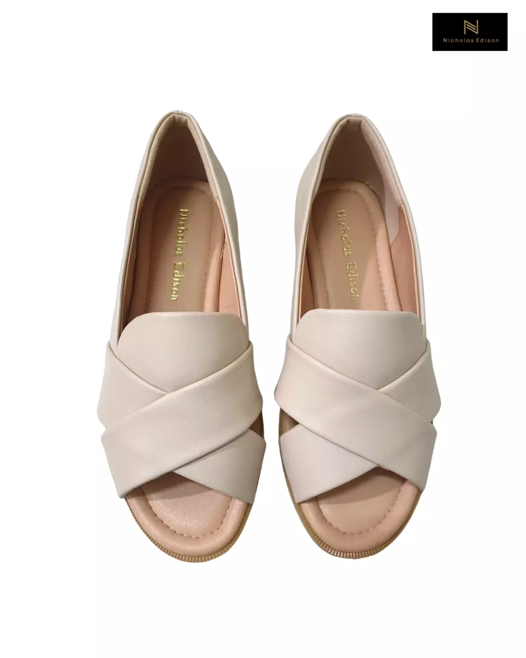 Nicholas Edison Flat Alin Cream