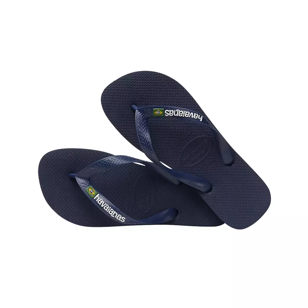 Havaianas 0555 Brasil Logo - Navy Blue - Sandal Anak