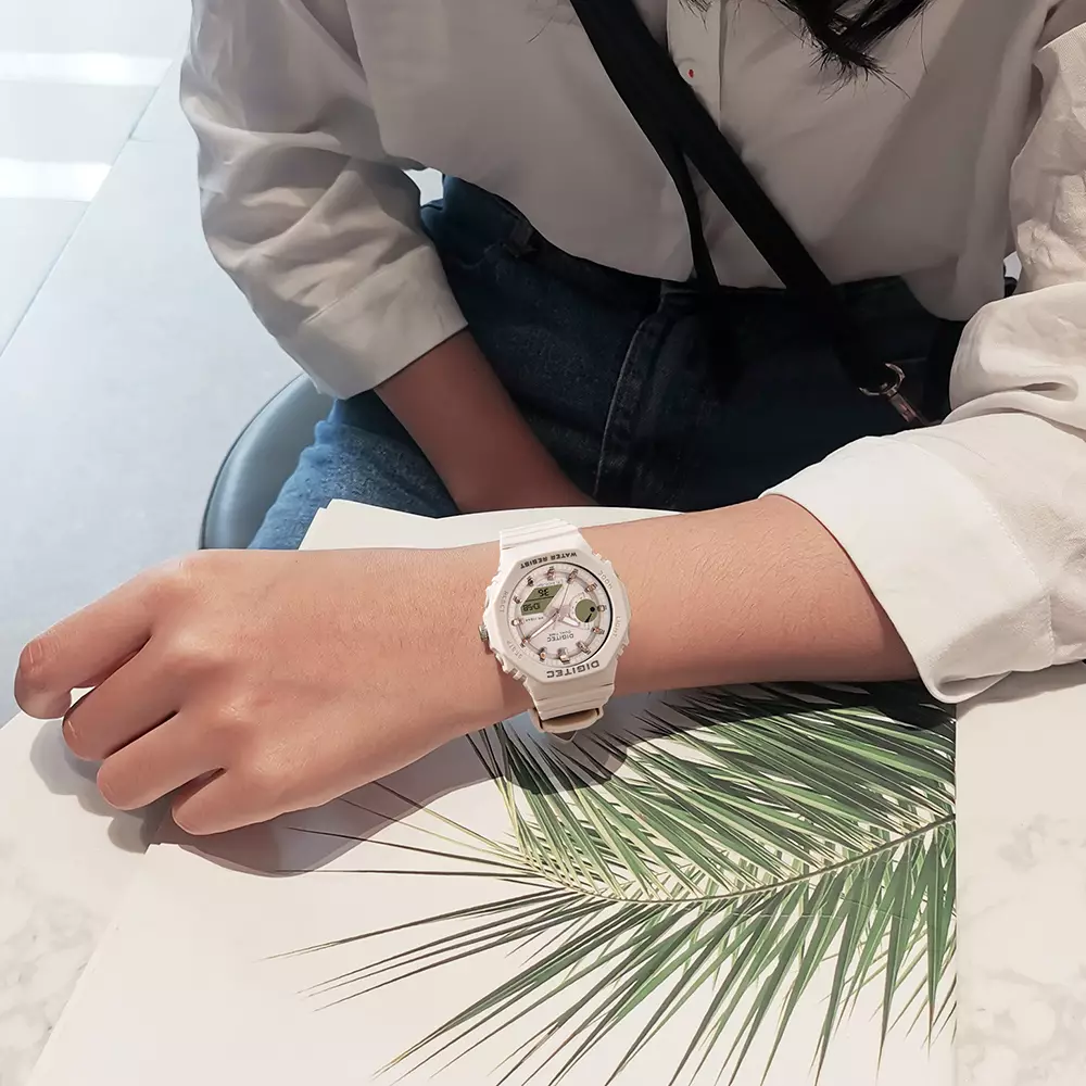 DIGITEC Jam Tangan Analog-Digital Wanita MDA-3119T - RG8C Rose