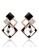 Krystal Couture gold KRYSTAL COUTURE Palazzo Earrings Embellished with Swarovski® crystals-Gold/White F02BCAC200C4C2GS_1