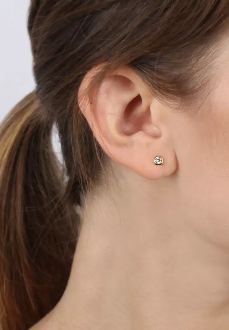 Arden Studs Earrings .40 Carat 18k Gold - Medium