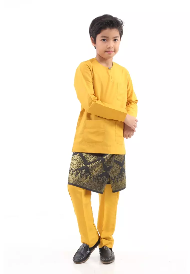 Baju Melayu Moden Teluk Belanga For Kids