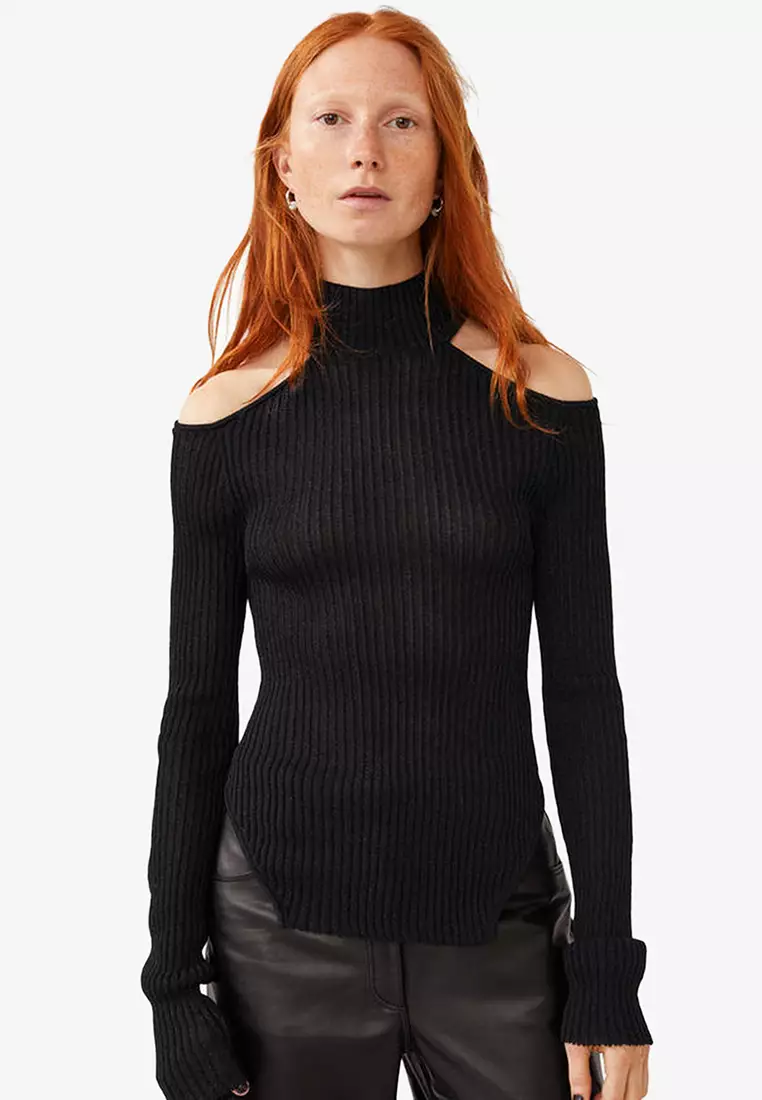 Turtleneck store off shoulder