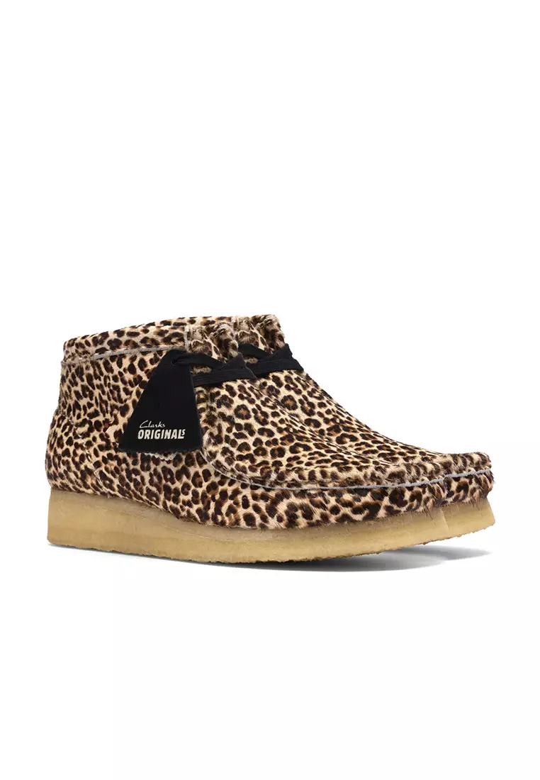 Womens Wallabee Boot - Leopard Print