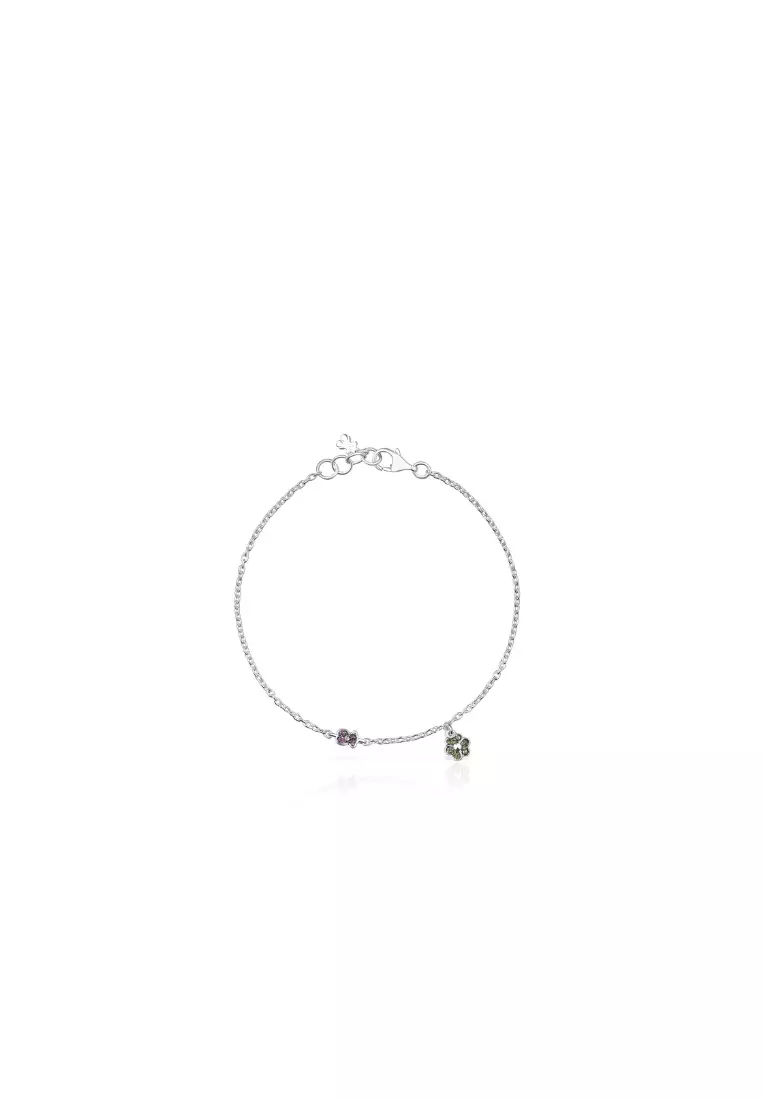 Buy TOUS TOUS New Motif Silver Bracelet with Chrome Diopside and Amethyst  Online | ZALORA Malaysia