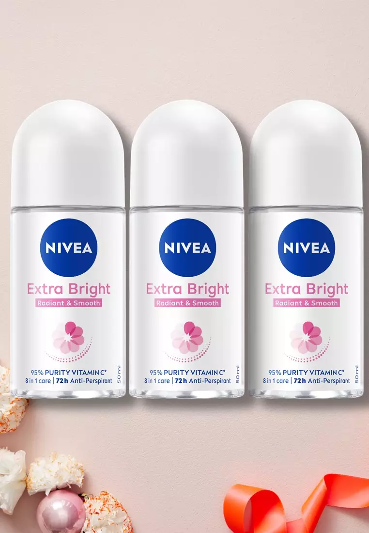 Buy Nivea PACK OF Deodorant Extra Brightening Anti-Perspirant