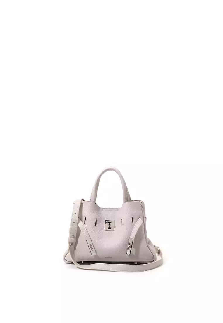 SAOIRSE Belt Soft Structural Shoulder Tote Mini - Pink