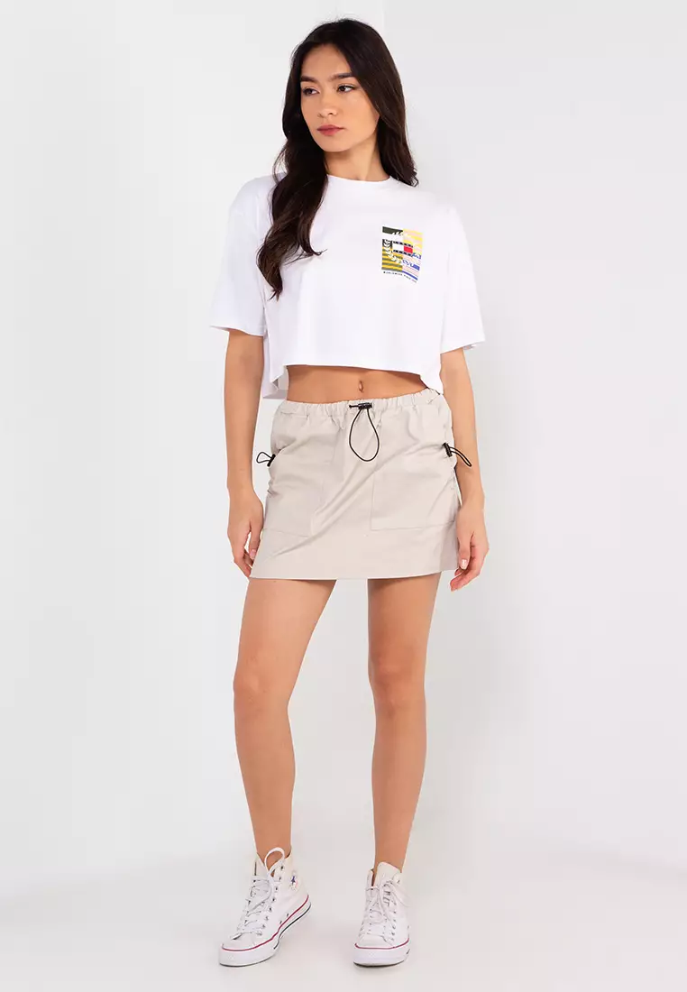 Tommy Hilfiger Oversized Crop Luxe Tee - Tommy Jeans 2024