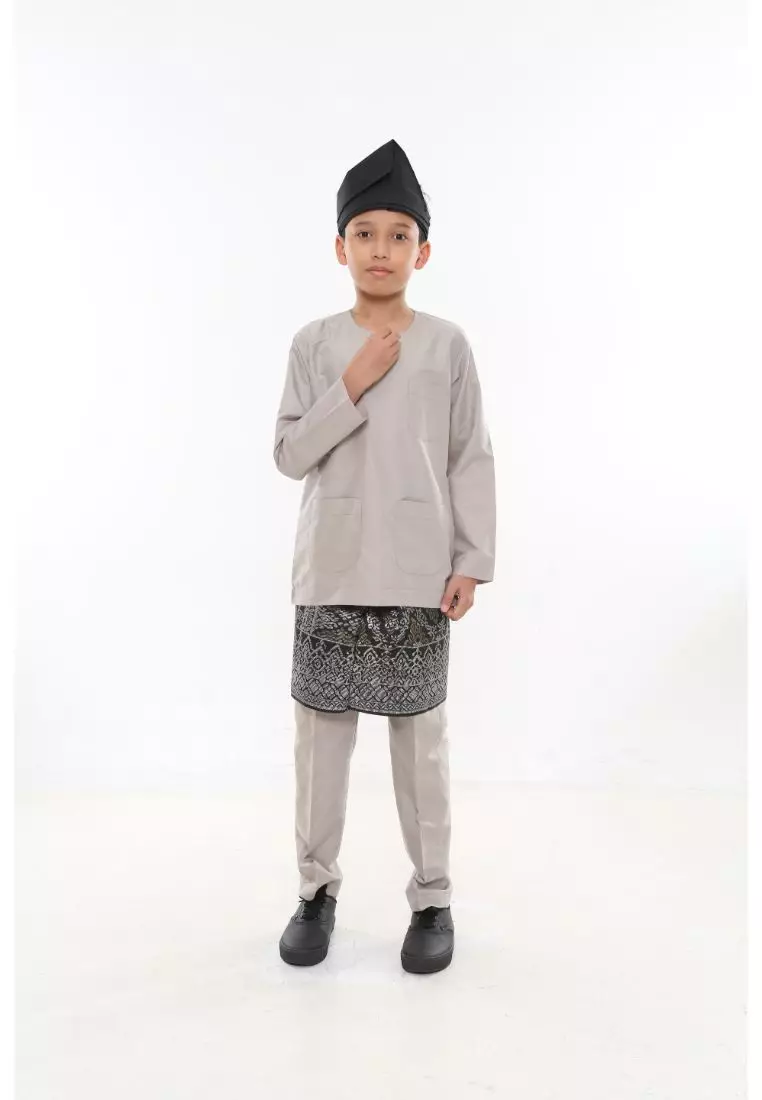 Baju Melayu Moden Teluk Belanga For Kids