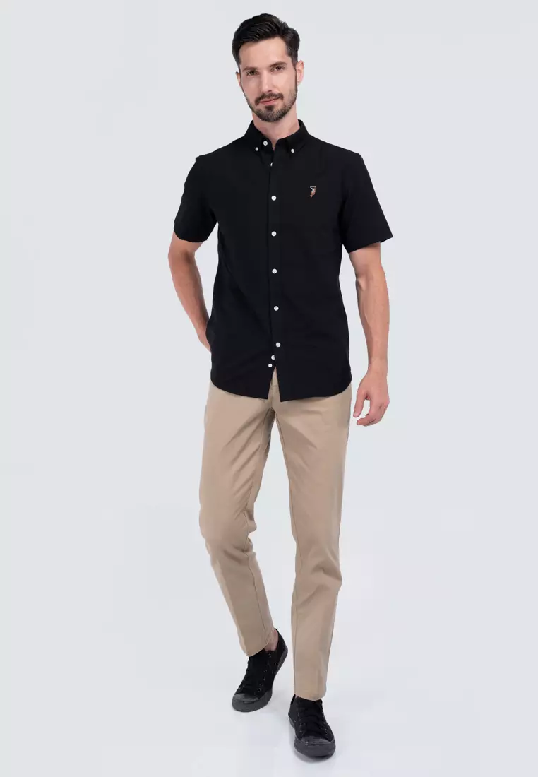 Polo Haus - Men’Cotton Plain Regular Fit Short Sleeve