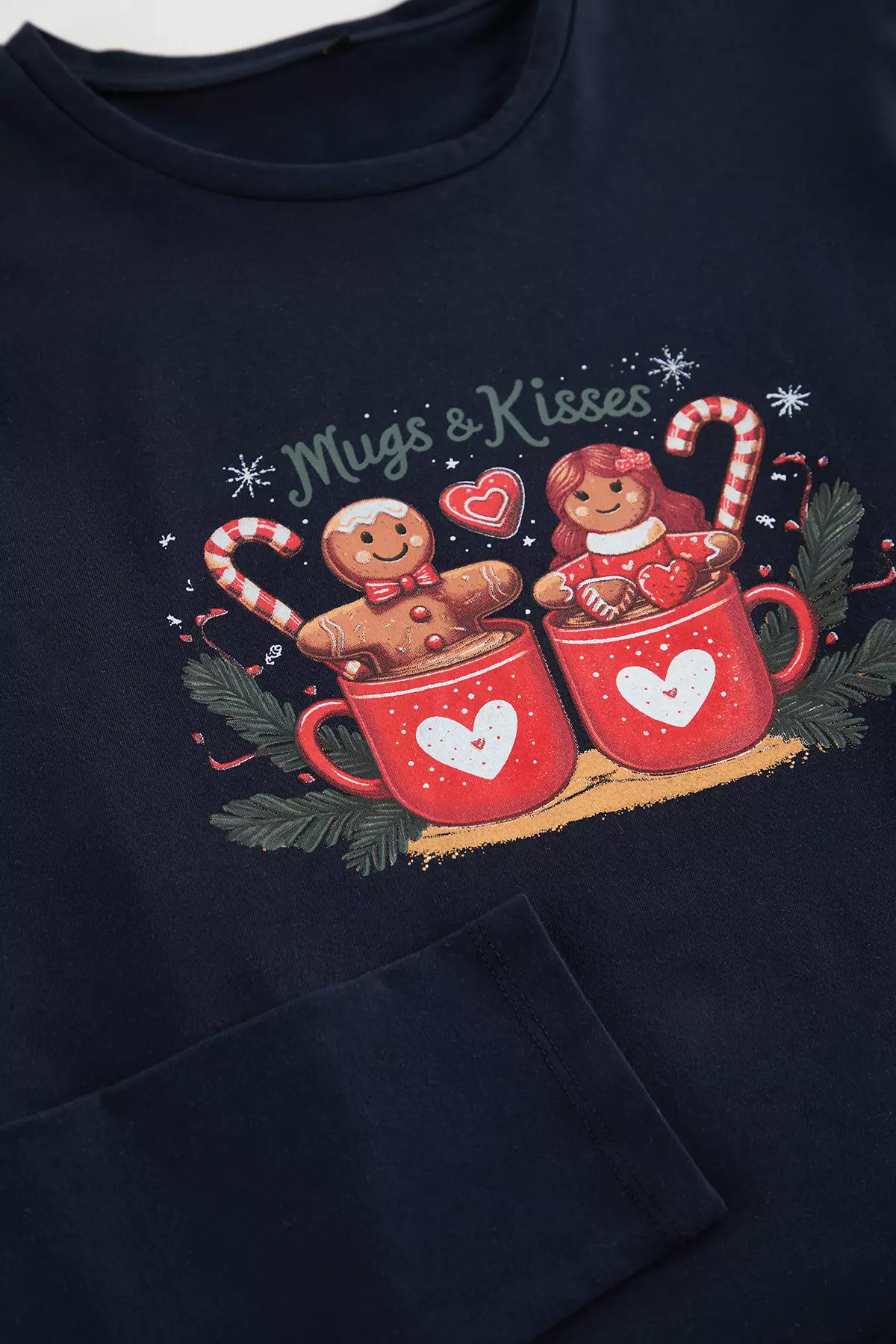 Gingerbread Printed Pyjamas Set