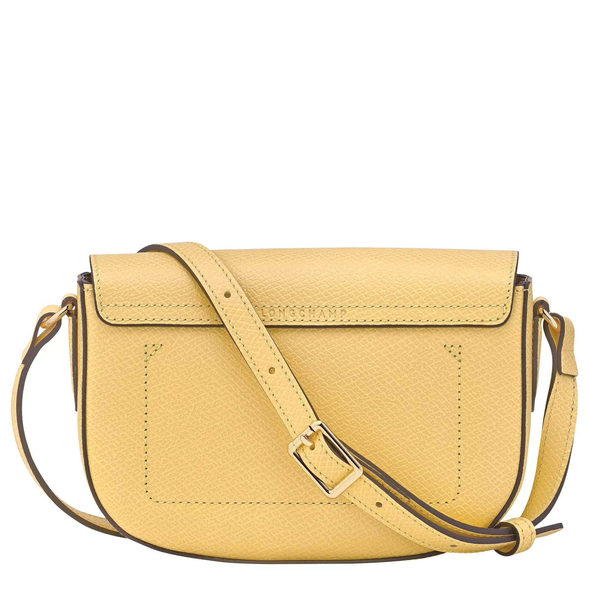 Épure S Crossbody Bag in Leather - Yellow Chick