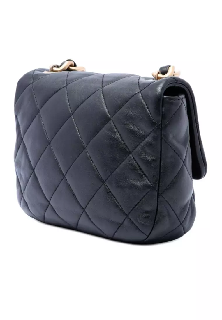 Pre-Loved Chanel Mini Quilted Lambskin Candy Chain Flap