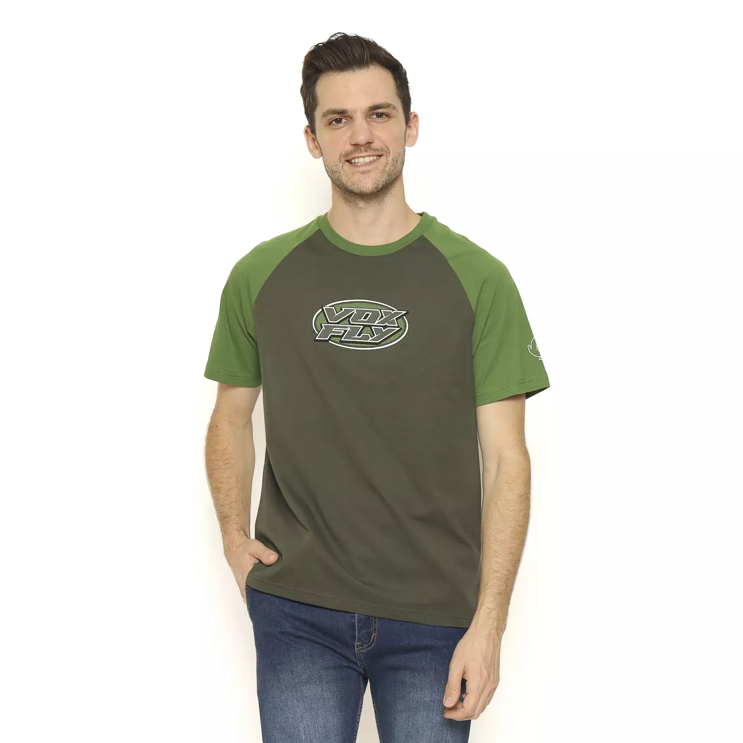 Voxfly Kaos lengan pendek Pria Vertine Raglan Men Tee Planet Surf