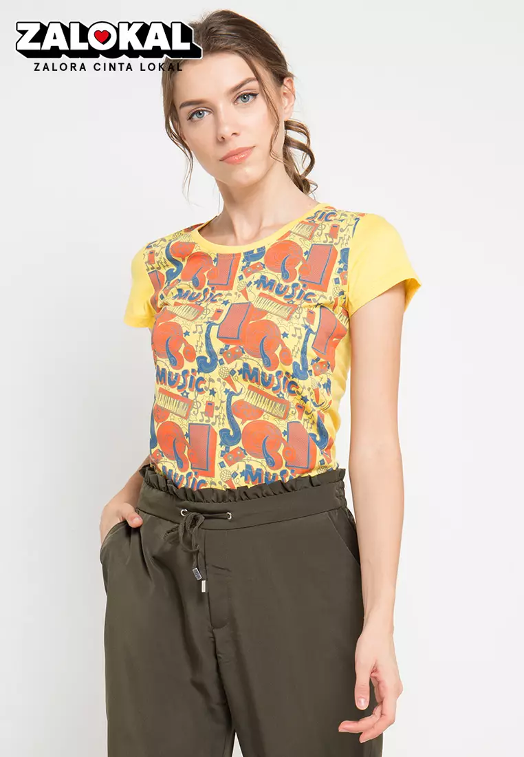 Print Music short sleeve Tshirt