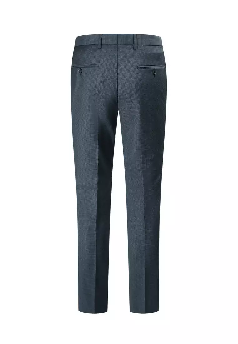 純羊毛套裝西裝褲