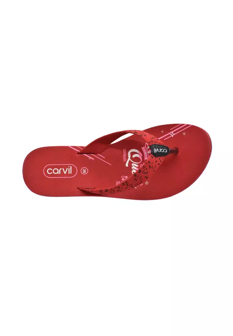 Carvil Sandal Wanita Adinda-L Red/Black